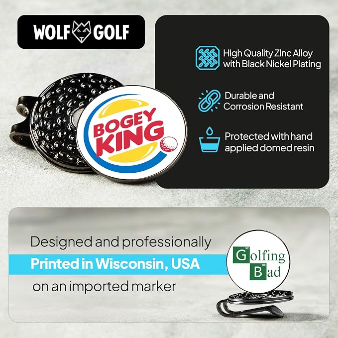 Golf Ball Marker Hat Clip | 3 Pack | Choose Your Golf Gift Set | Golf Marker - Image 4