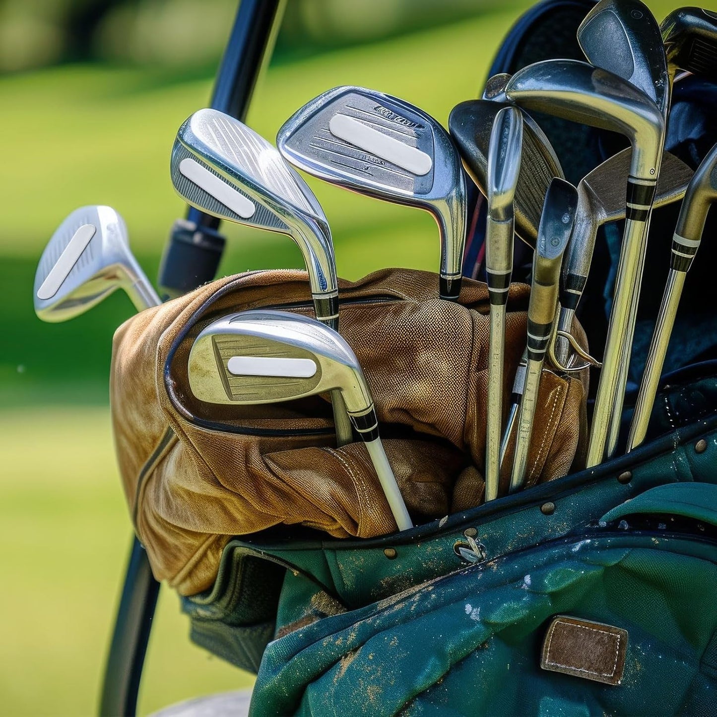 100 Pcs Golf Weighted Lead Tape 0.1 oz/ 3 g Adhesive Lead Tape Strips Add Swing Weights for Golf Clubs Iron Putter Tennis Racket Squash Racquet Adjust Weight