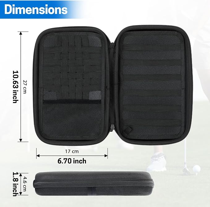 VISEMAN Golf Glove Holder Case, Golf Accessory Case - Image 2