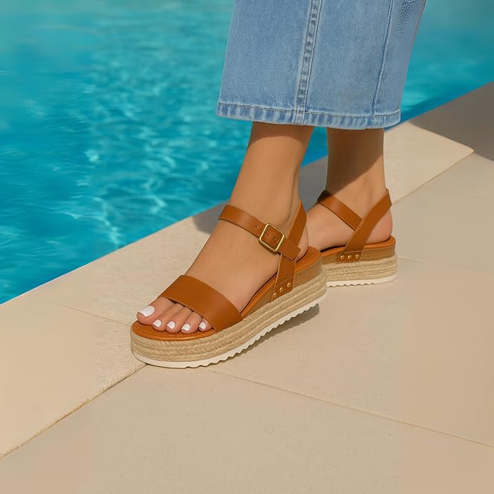 CUSHIONAIRE Melissa Espadrille Platform Sandals - Image 5
