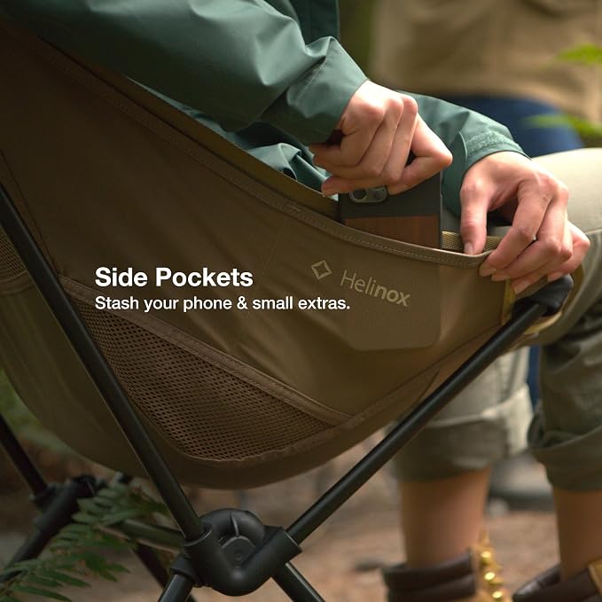 Helinox Sunset Chair Lightweight High-Back Collapsible Camping Chair Blackout - Image 6