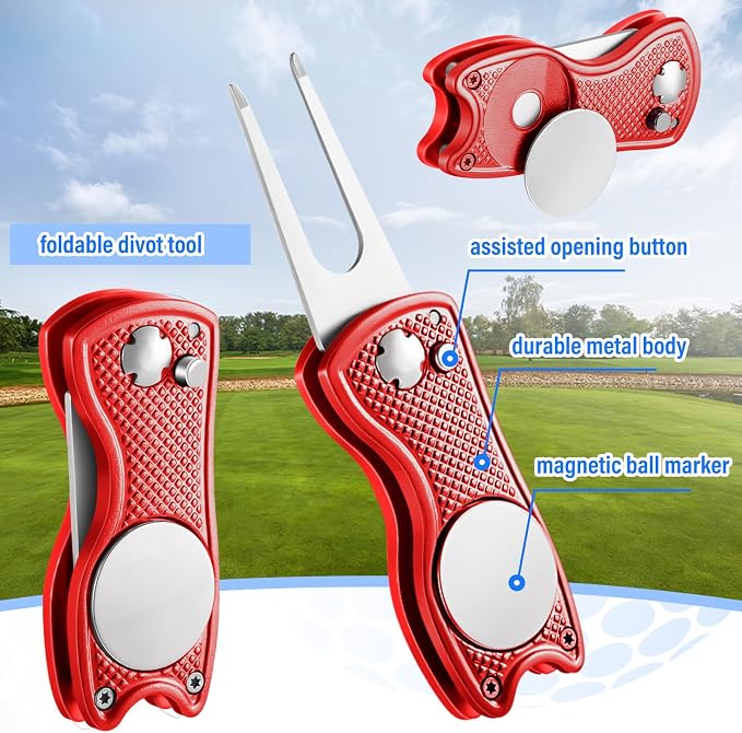 Liliful 12 Pcs Golf Accessories Kit, Include Golf Ball Bag - Image 5