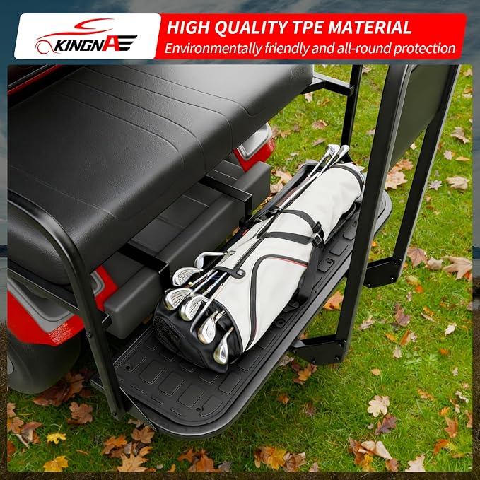 Floor Mats Compatible with GTW Mach1 Golf Cart TPE All Weather Rear Foot - Image 7