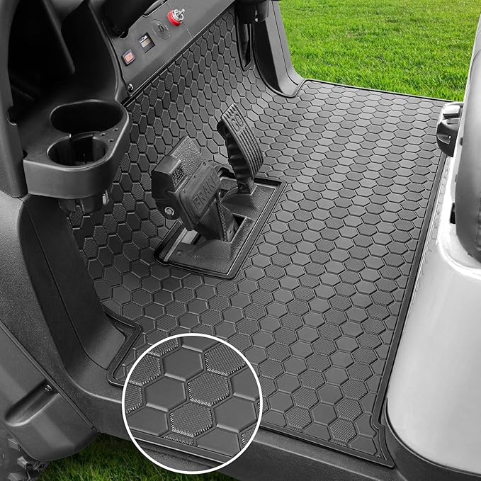 Club Car Precedent Golf Cart Full Coverage Floor Liner Mat, Fits Club Car by MOSNAI