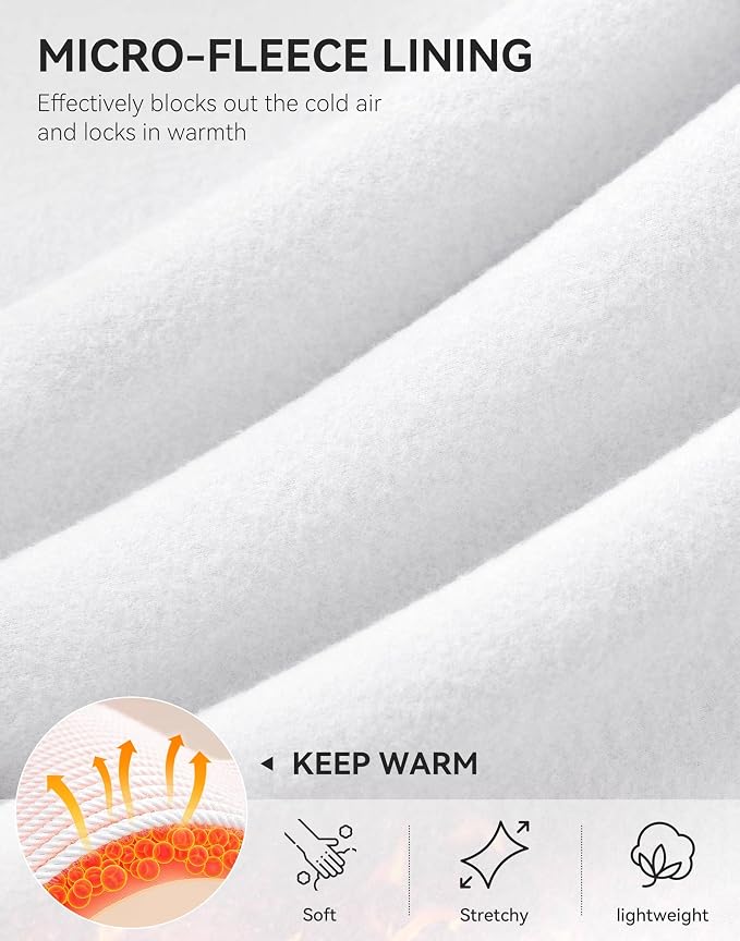 Obla Golf Quarter Zip Pullover Men Fleece Mock Neck Sweatshirt Winter Warm 1/4 - Image 5