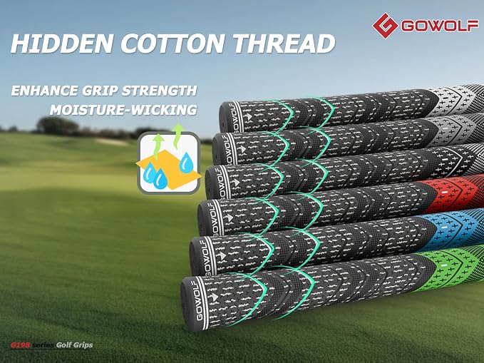 Gowolf Golf Grip Cord Rubber Multi-compound Golf Driver Irons Club Choose 13 - Image 4