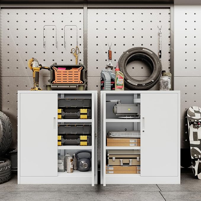 CJF Metal Storage Cabinet, Utility Room - Image 6