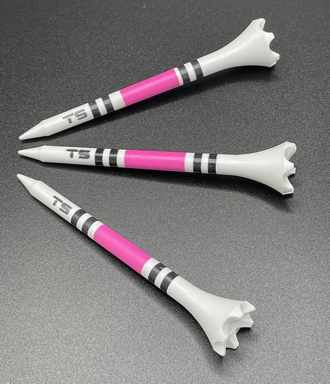 TRUESTRIKE Premium USA Golf Tees – 100-Pack Durable 3¼" / 2¾" Plastic Tees – - Image 2