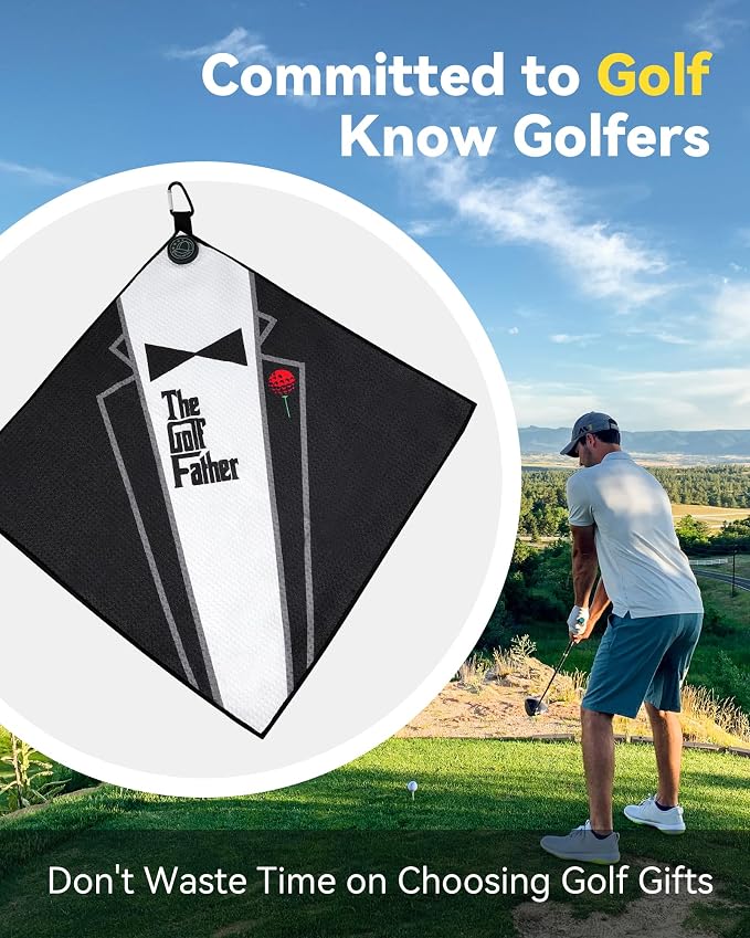 The Golf Father Golf Club Covers, Driver Fairway Hybrid Headcover, Funny Putter - Image 3