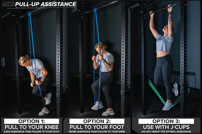SERIOUS STEEL FITNESS Assisted 41" Pull-Up Band, Resistance & Stretch, - Image 7