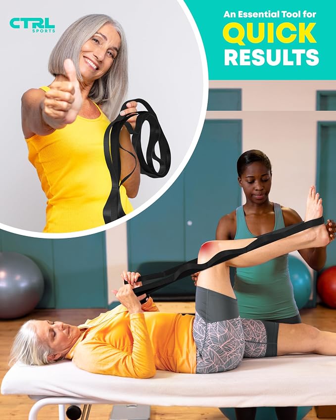 Stretching Strap Non Elastic Yoga Strap - Image 7