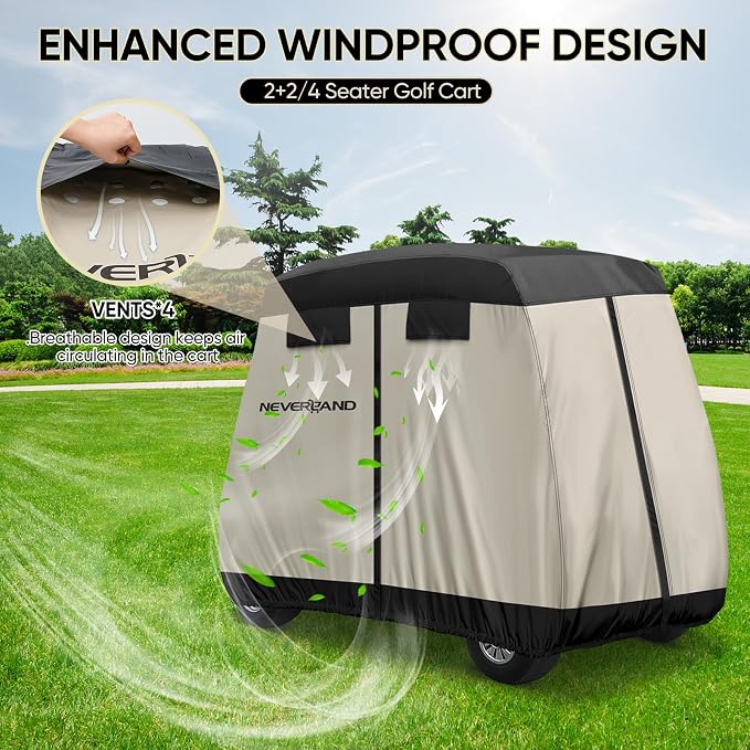 NEVERLAND Golf Cart Cover 4 Passenger - Image 3