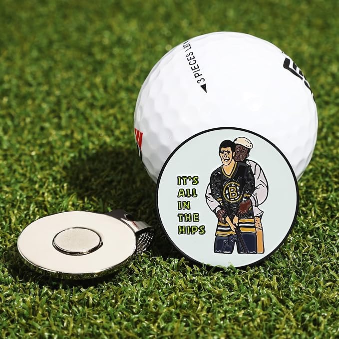 Enamel Golf Ball Marker with Magnetic Hat Clip - Image 3