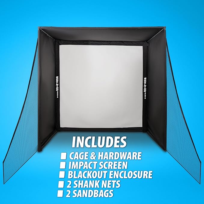Complete Golf Simulator Enclosure Package – 4K-Ready Impact Screen - Image 3