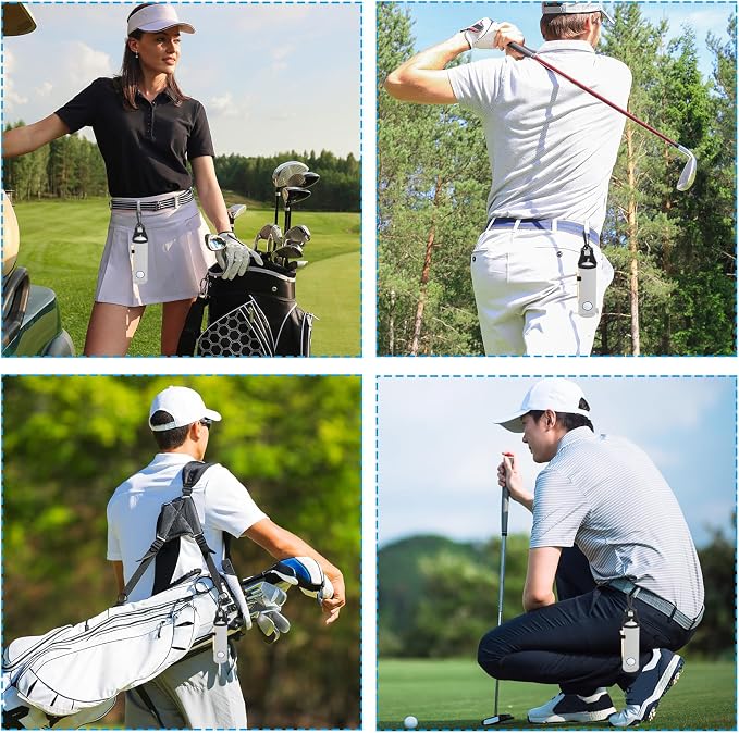 PATIKIL Golf Ball Carry Bag Golf Tee Holder Pouch Portable Neoprene Golf Ball - Image 6