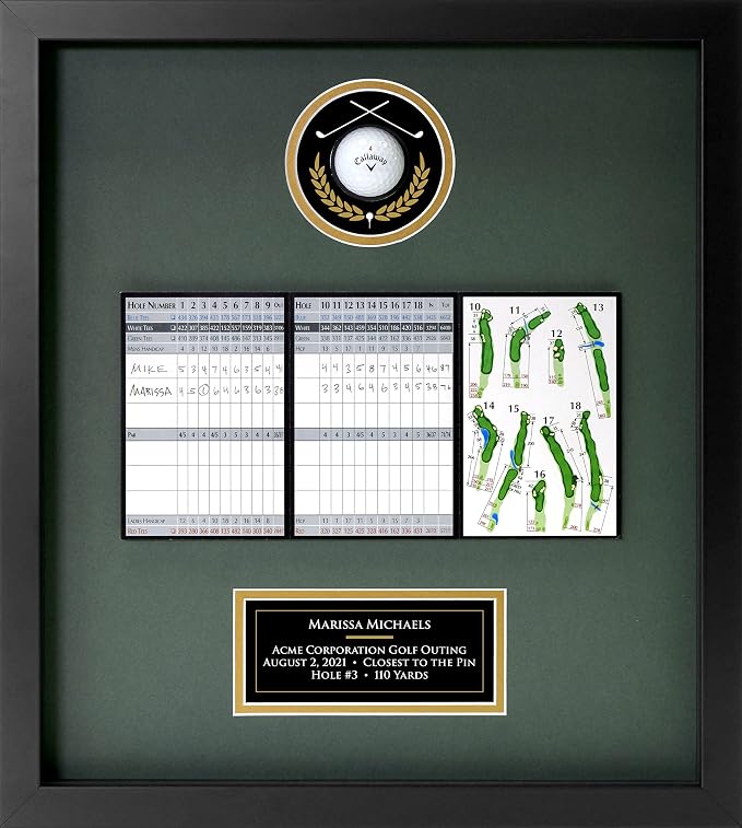 Universal Golf Achievement, Award Display Case Frame by MASTERPIECEFRAMINGIMAGING