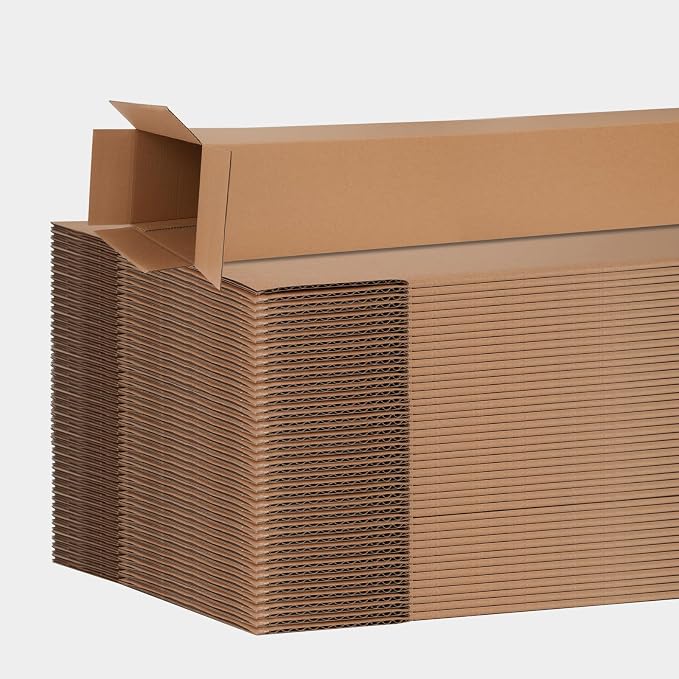 6x6x48 Inch Tall Corrugated Cardboard Boxes 15 Pack, Storage Box - Image 5