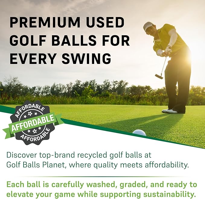 Golf Ball Planet Pro V1x 2023 3A/Good Recycled Used Golf Balls - Image 3