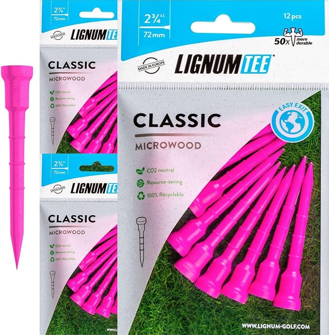 LIGNUM Unbreakable Microwood Golf Tees 50x More Durable/Adjustable Golf by LIGNUMTEE