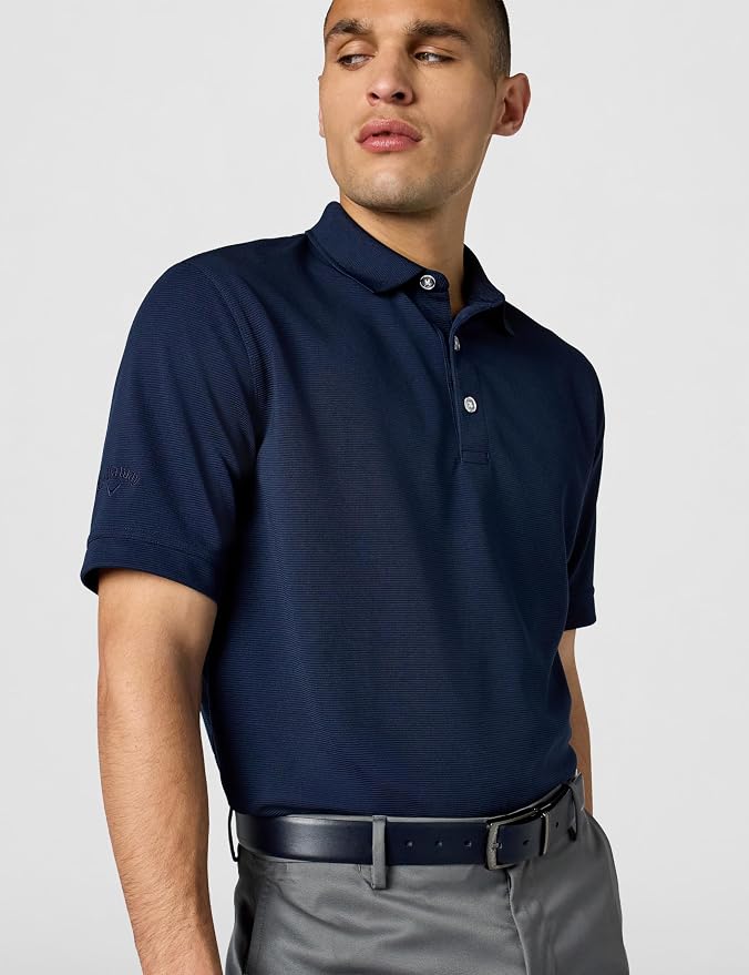 Callaway Mens Short Sleeve Ottoman Performance Golf Polo - Image 2