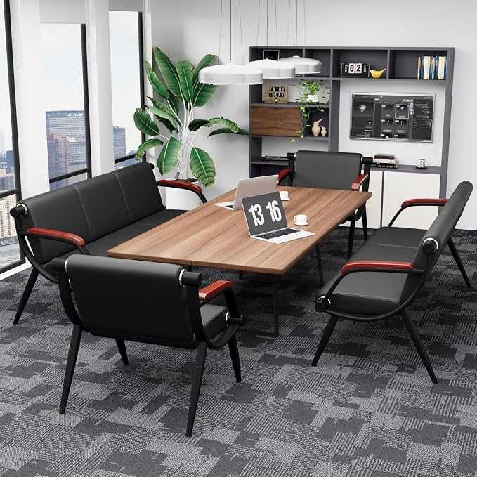 wonline Office Waiting Room Chair Bench Set, Barber Waiting Furniture - Image 5