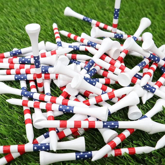 FINGER TEN Golf Tees Wood 3 1/4 2 3/4 Inch Value 50/120 Count, Durable Tees - Image 8