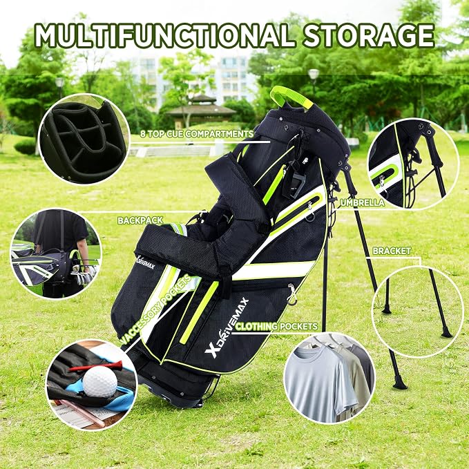 Golf Stand Bag, Lightweight Golf Bag - Image 3