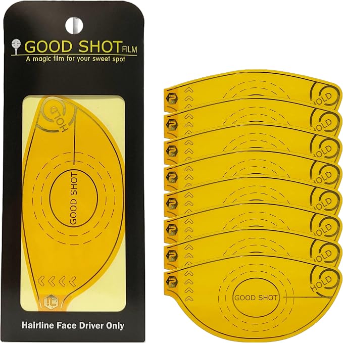 Good Shot Film | Golf Impact Tape | Reusable Driver Face Sticker | Sweet Spot - Image 2