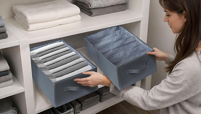 2 Pack Large Wardrobe Closet Organizer - Image 8