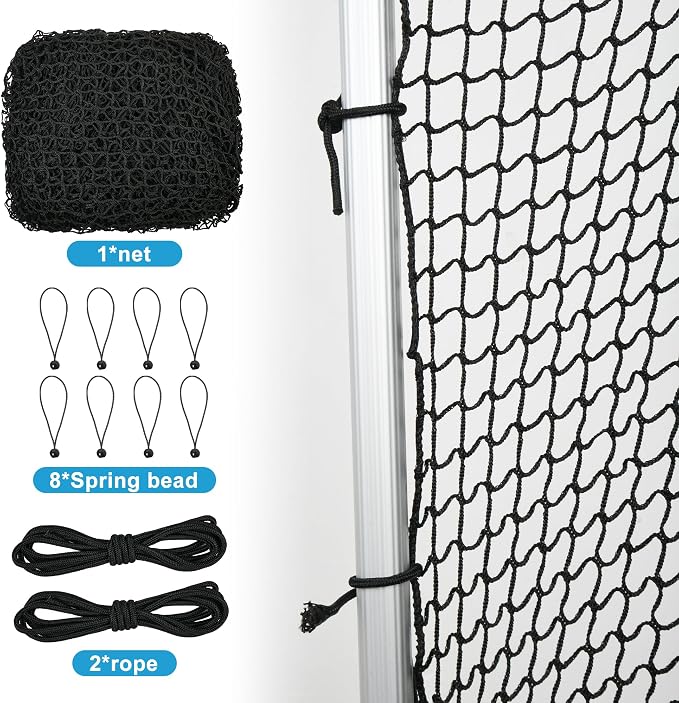 Nylon Golf Hitting Net 10-50FT, Easy Setup Hitting Net - Image 4