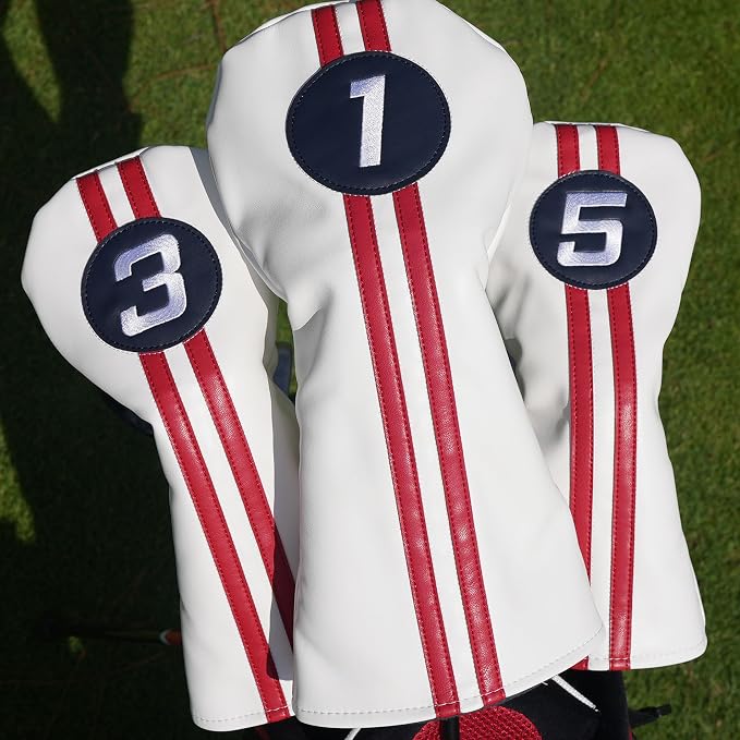 Single Headcover, Easy Slip-On Easy-Off Golf Club Head Cover, Fleece Lined - Image 4