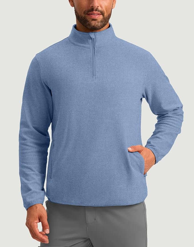 G Gradual Mens Quarter Zip Pullover Fleece - Image 2