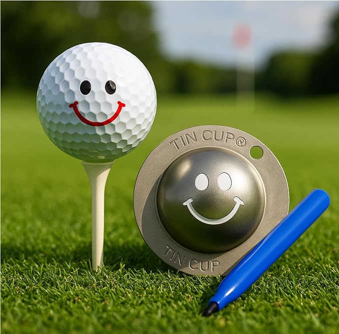 Tin Cup Golf Ball Marker Stencil - Image 3