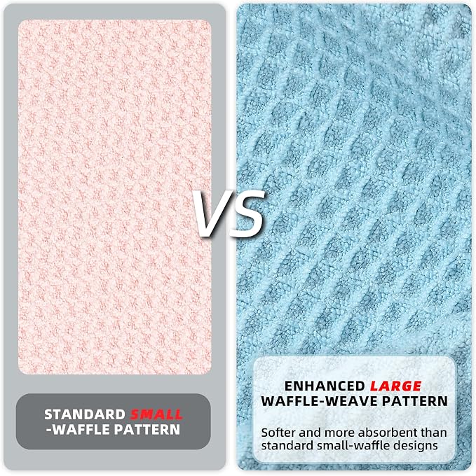 Mile High Life Premium Waffle-Weave Golf Towel | 16" X 24" | Extra Absorbent & - Image 3