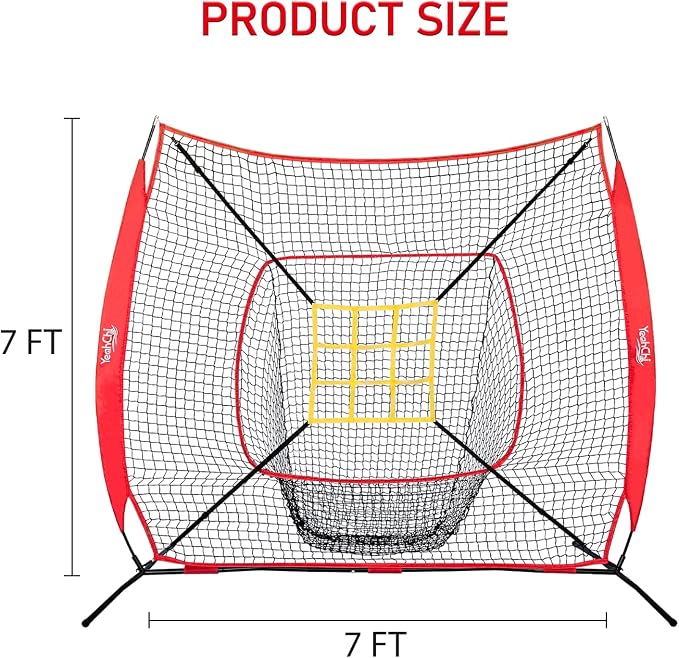 7×7FT Baseball net, Pitching net - Image 2