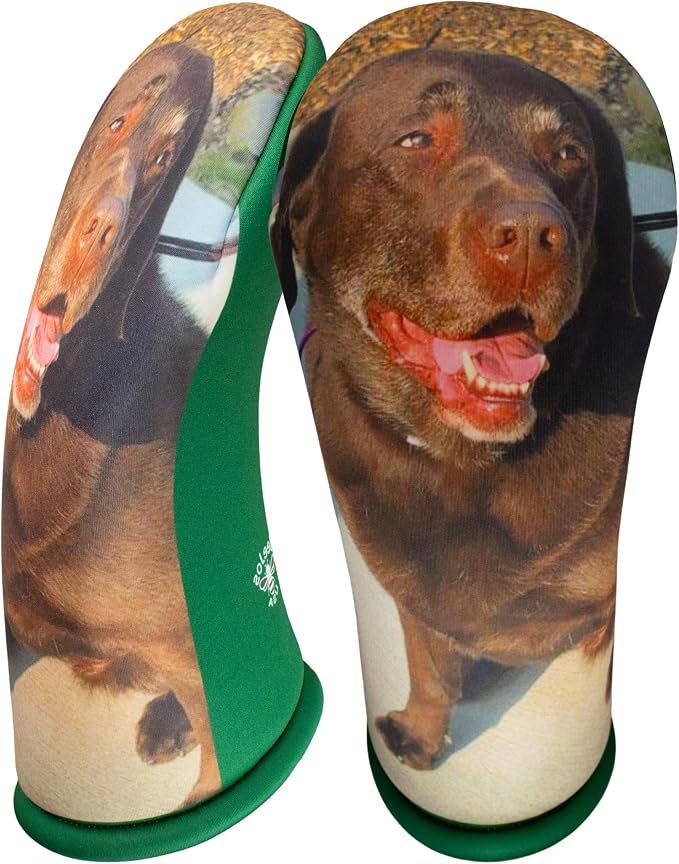 Custom Golf Driver Head Cover for Dogs – Personalized Pet Photo, Name & Text | - Image 8