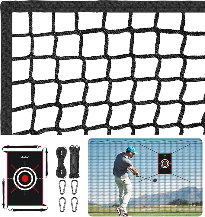 Golf Netting 7Ft, 20Ft Golf Practice Net by Beutyal