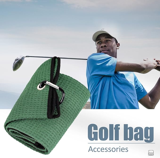 Mile High Life Tri-fold Golf Towel | Premium Microfiber Fabric | Waffle Pattern - Image 7