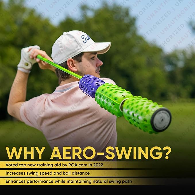Aero Stiff Shaft, Golf Training Aid and Warm Up Tool, Speed Stick - Image 4
