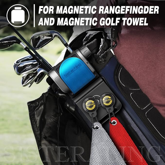 Golf Bag Metal Landing Pads for Magnetic Golf Towel, Golf Rangefinder, Golf - Image 4