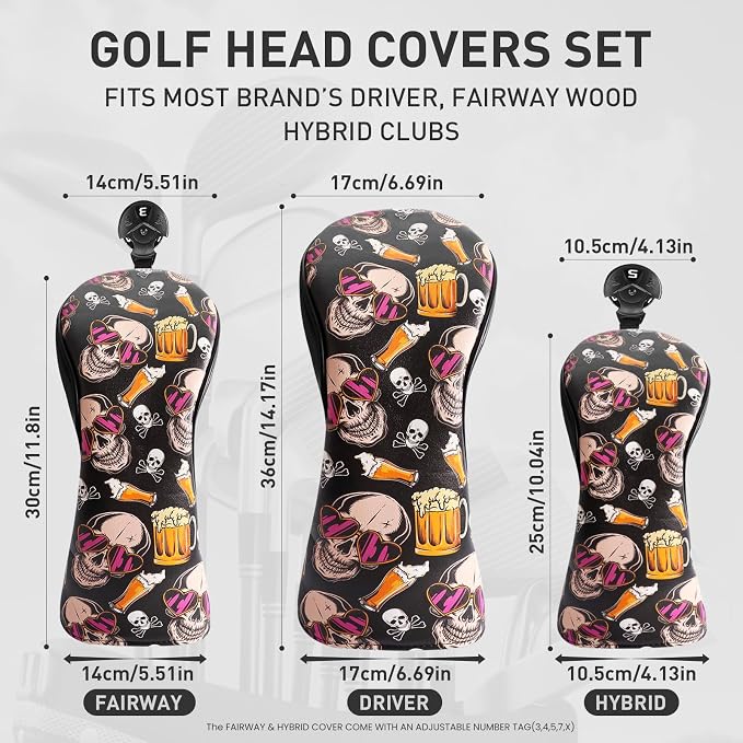 FINGER TEN Golf Club Head Covers - Image 2