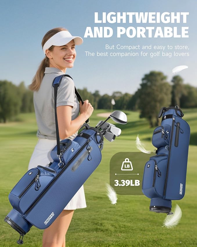 Findway Small Golf Bag Lightweight Pitch and Putt Golf Bag - Image 6