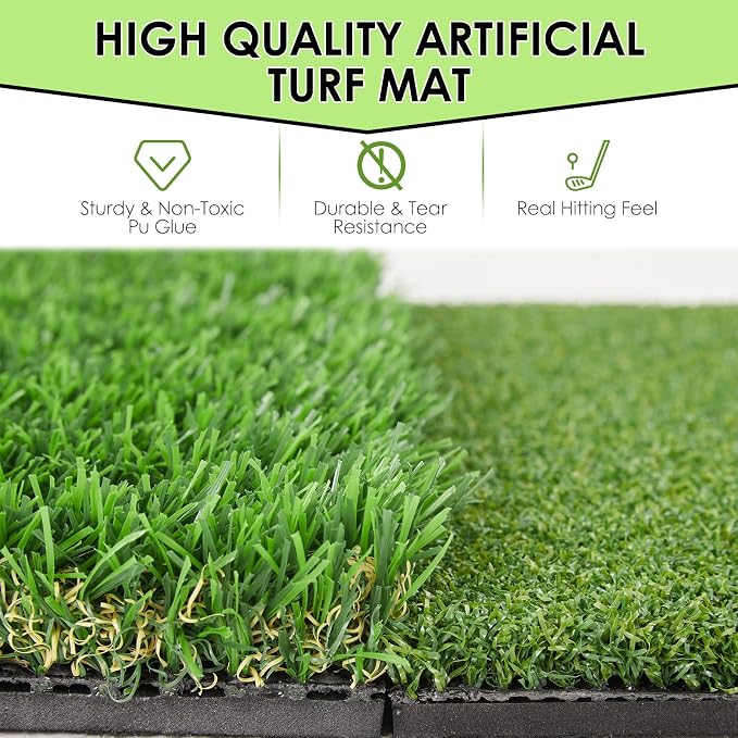 Golf Hitting Mat with Swing Path Tracer – Durable Golf Practice Mat - Image 4