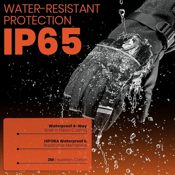 Heated Gloves for Men Women, 7.4V Battery Rechargeable - Image 3
