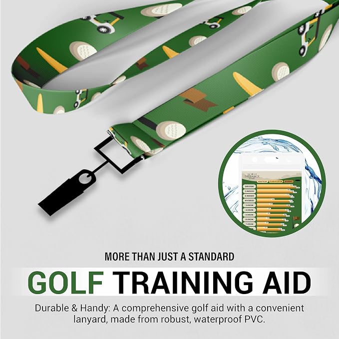 Golf Club Range Chart & Golfing Rules Reference Guide | Club Yardage Distance - Image 5