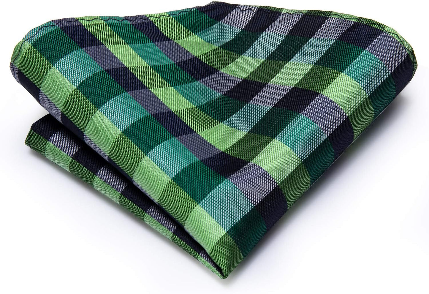 Hi-Tie Men 63inches Tie Set Extra Long Necktie Paisley Tie Pocket Suqare Cufflinks Big and Tall Men Tie