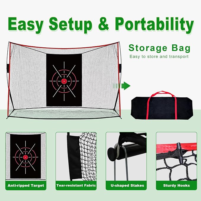 Thicker Heavy Duty Golf Practice Net - Image 3