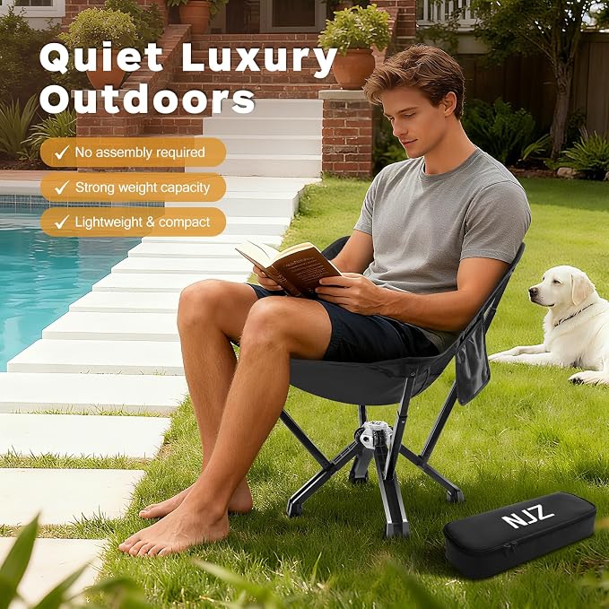 Folding Camping Chair — Compact & Easy to Use, Portable Chair - Image 5
