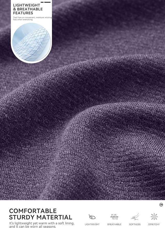 Obla Golf Quarter Zip Pullover for Men Mock Neck Sweatshirt Lightweight Sun - Image 5