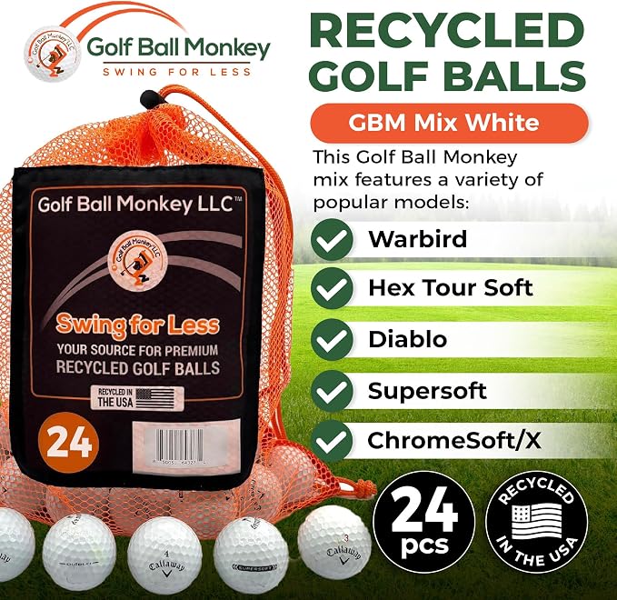 Golf Ball Monkey Cheap Recycled - Image 2